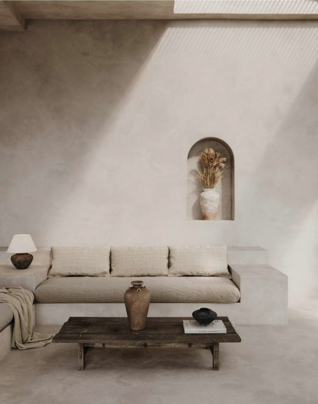 Limewash Wallpaper – Peel and Stick Removable Faux Plaster Wall Texture – Neutral Aesthetic Wall Covering for All Home Decor Styles – Easy DIY Wallpaper – Boho, Minimalist & Modern Interiors