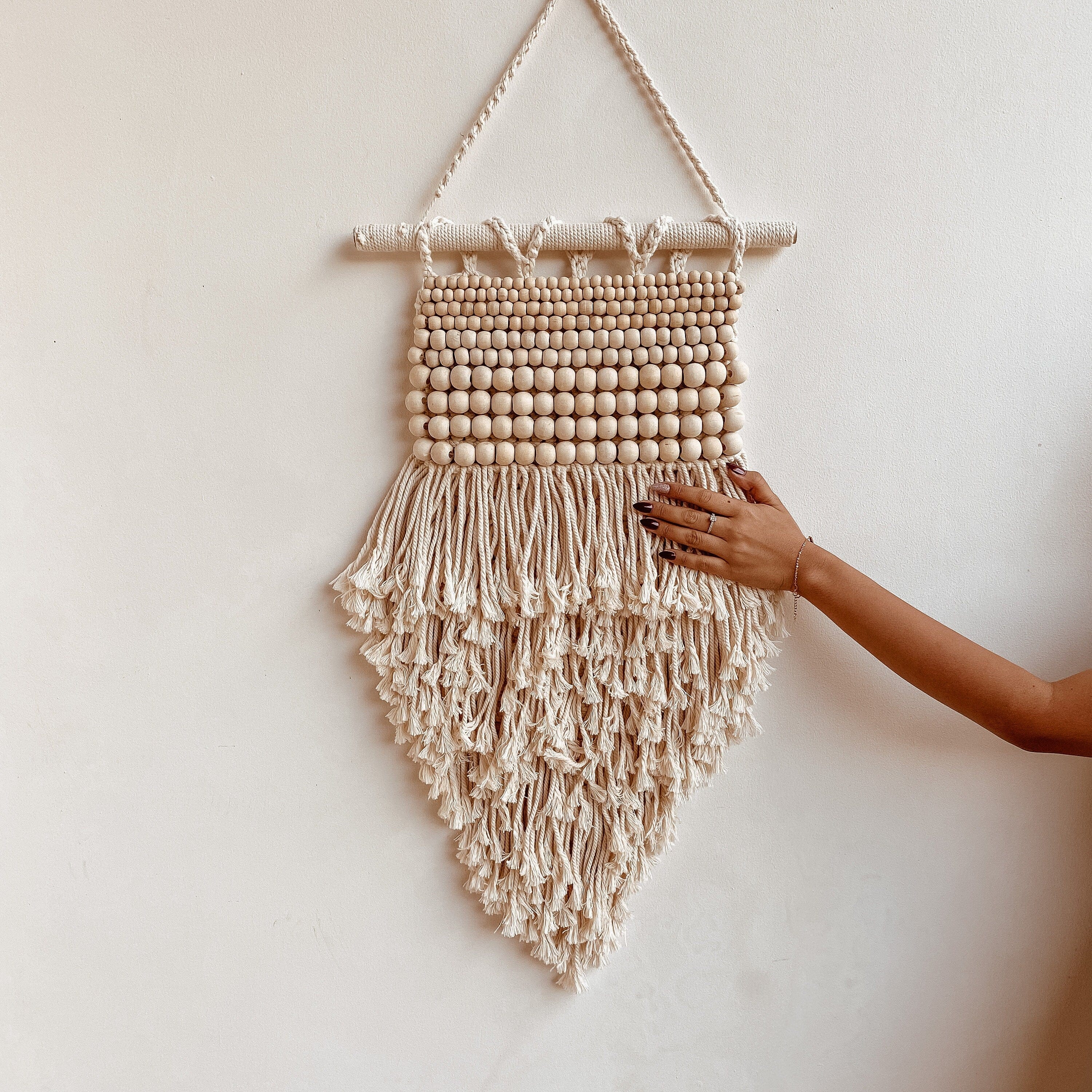 Boho Macrame Wall Hanging - Handcrafted Home Decor for Bohemian Vibes