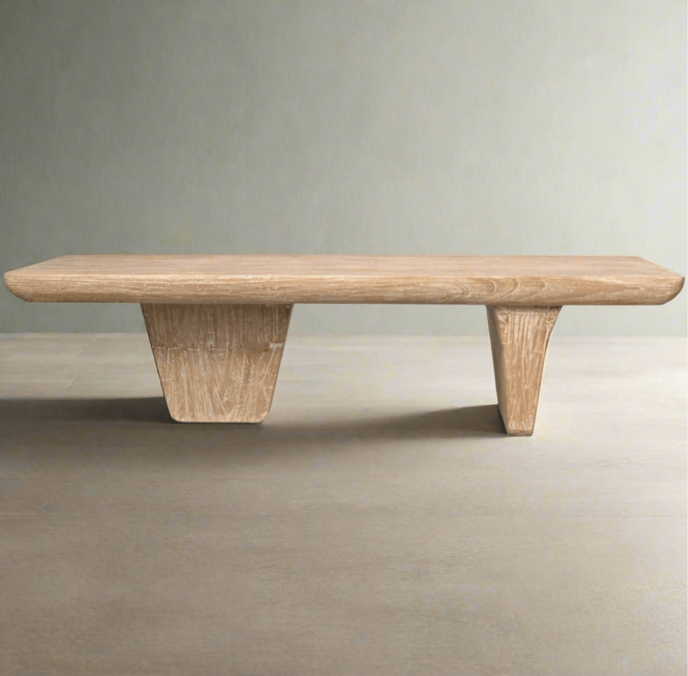 Handcrafted Mindi Wood Ward Coffee Table: Unique Artisanal Beauty for Your Living Space