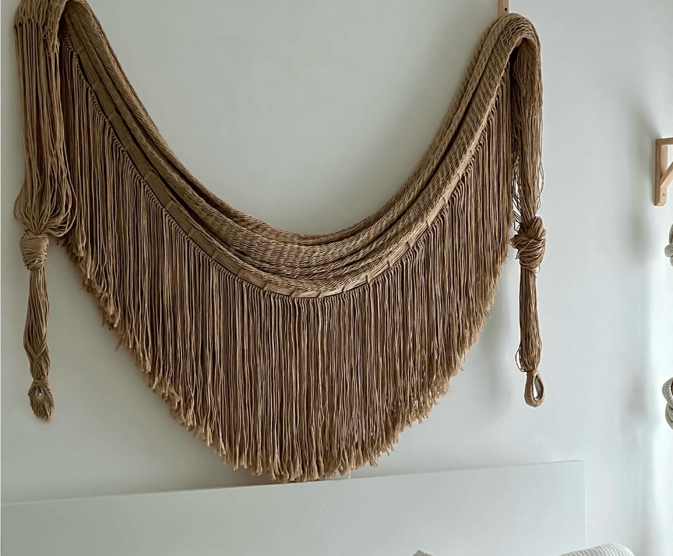 Handmade Mexican Hammock | Boho Woven Hammock for Comfortable Outdoor Living and Decorative Wall Art