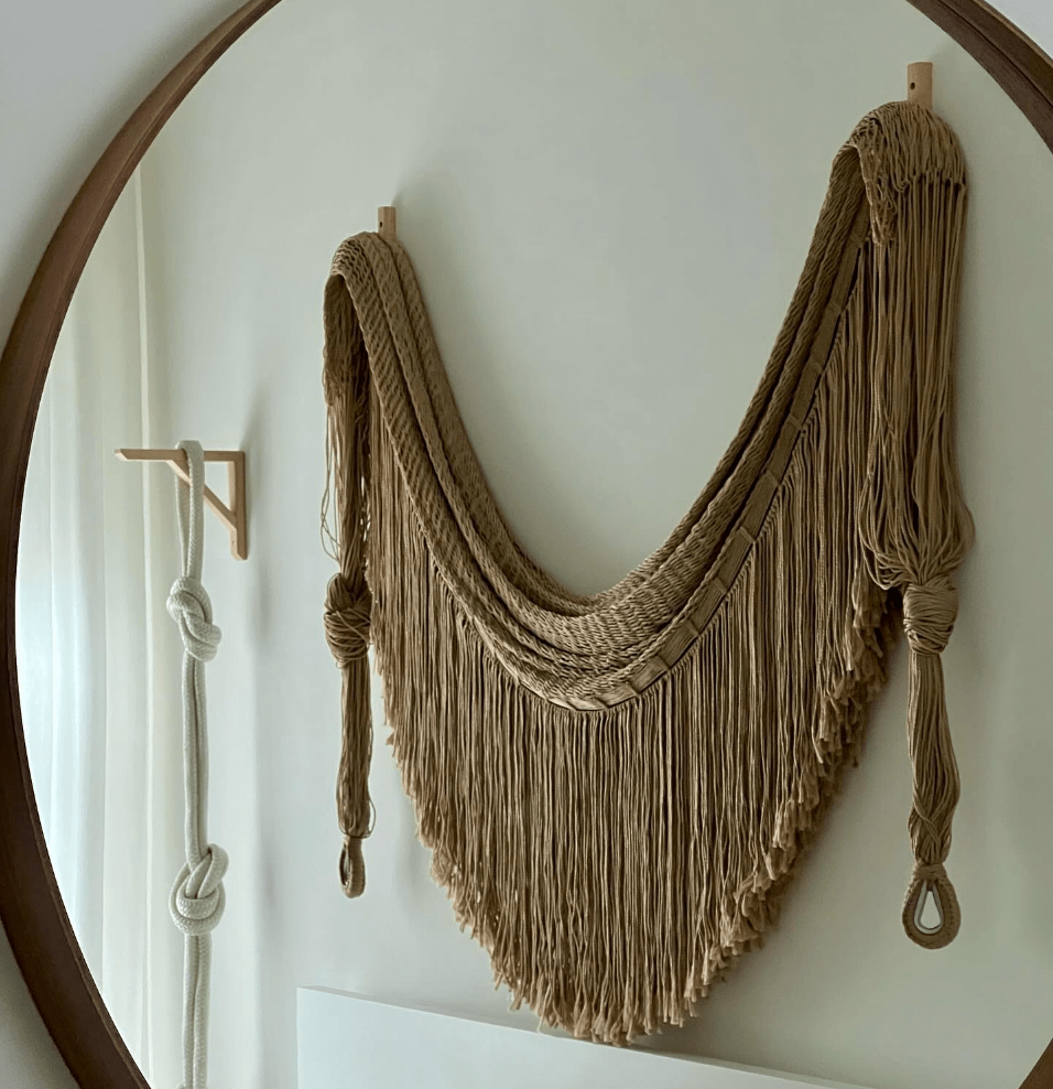 Handmade Mexican Hammock | Boho Woven Hammock for Comfortable Outdoor Living and Decorative Wall Art