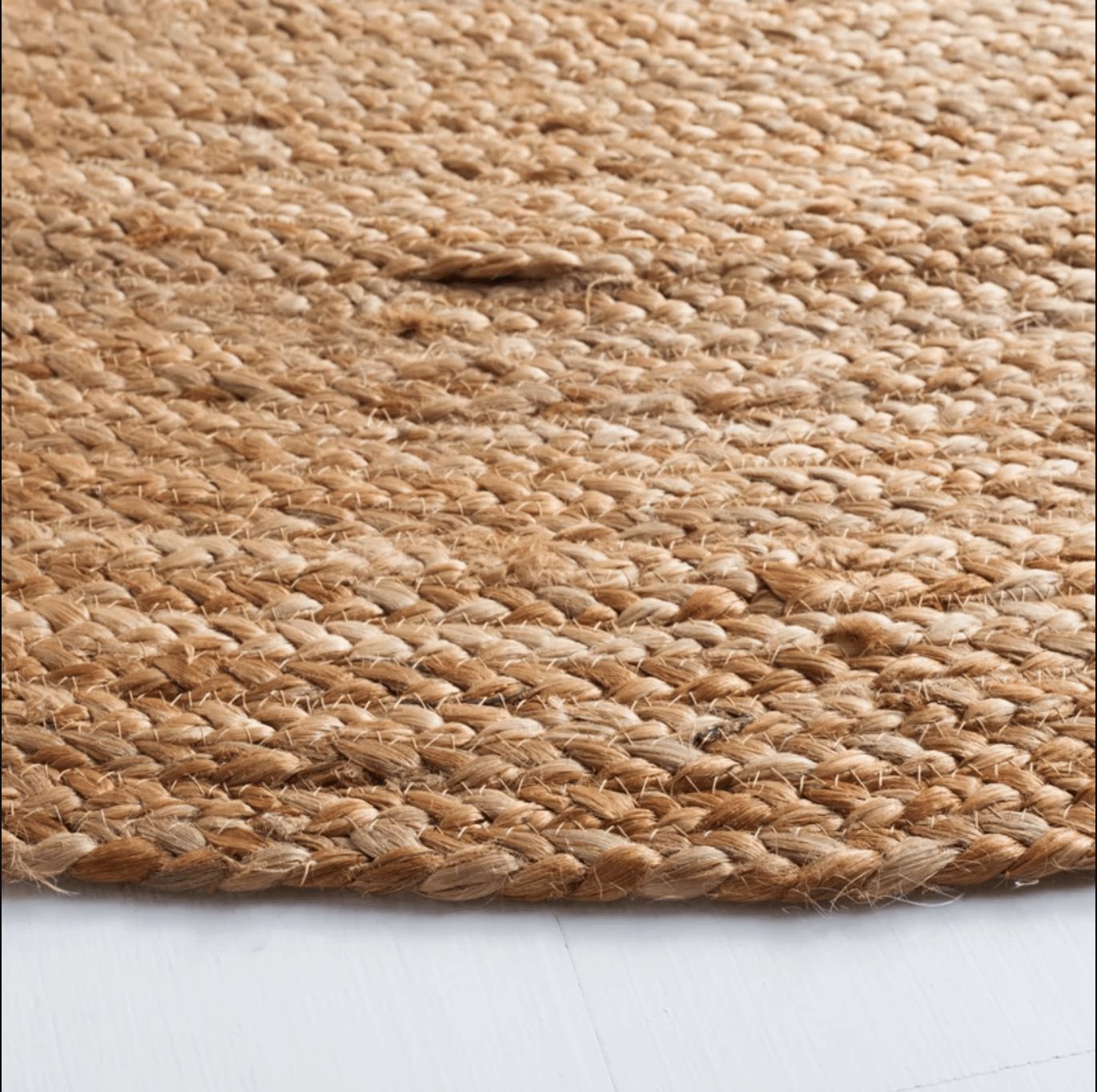 Handmade Natural Jute/Sisal Flatweave Rug - Versatile Home Decor Accent for High Traffic Areas