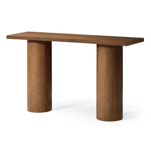 Modern Minimalist Lana Console Table with Solid Wood Construction