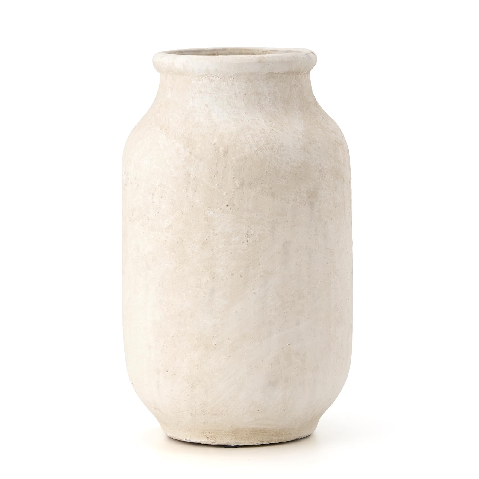 Modern Rustic Ceramic Vase – Perfect for Pampas Grass and Floral Arrangements