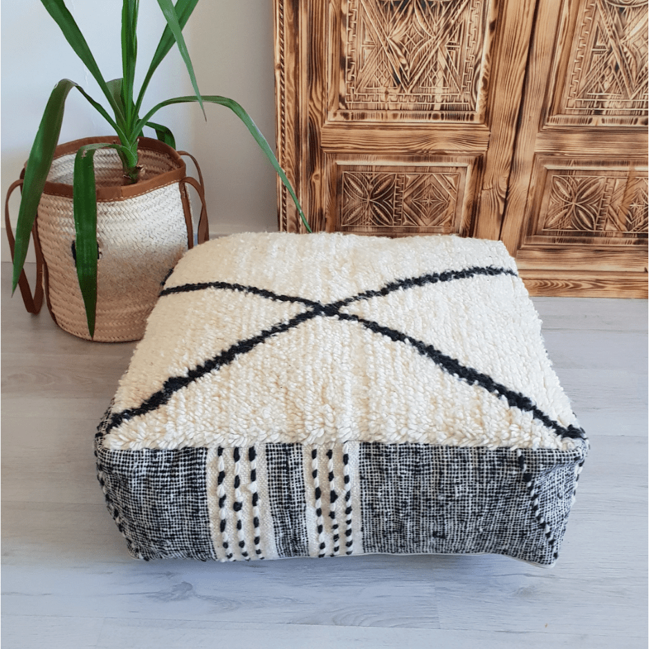 Moroccan Poufs - Handcrafted Floor Cushions & Pillows for Authentic Home Decor