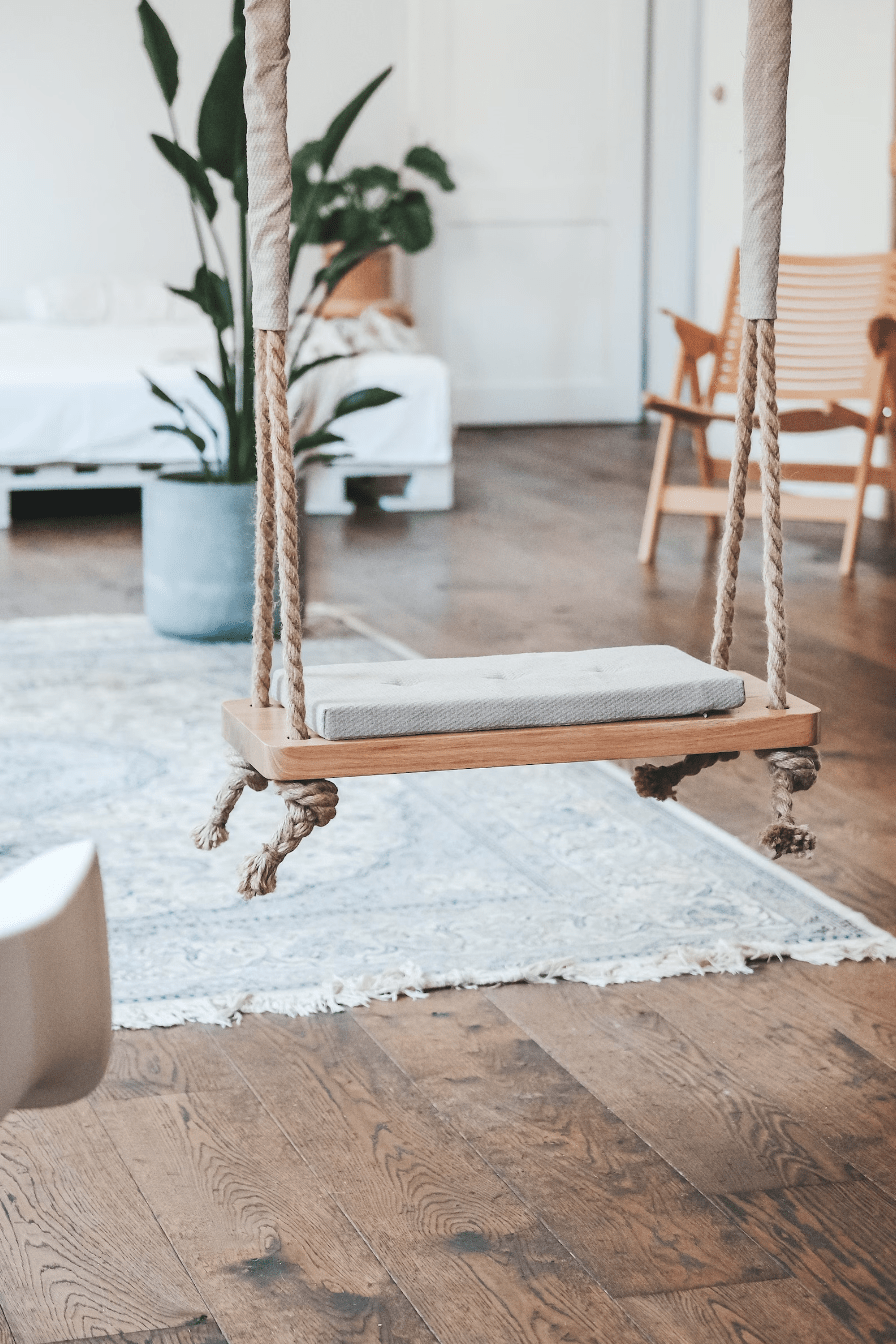 PRE-ORDER Boho Swing Chair: Handcrafted Indoor and Outdoor Relaxation ( Small-Batch Created)