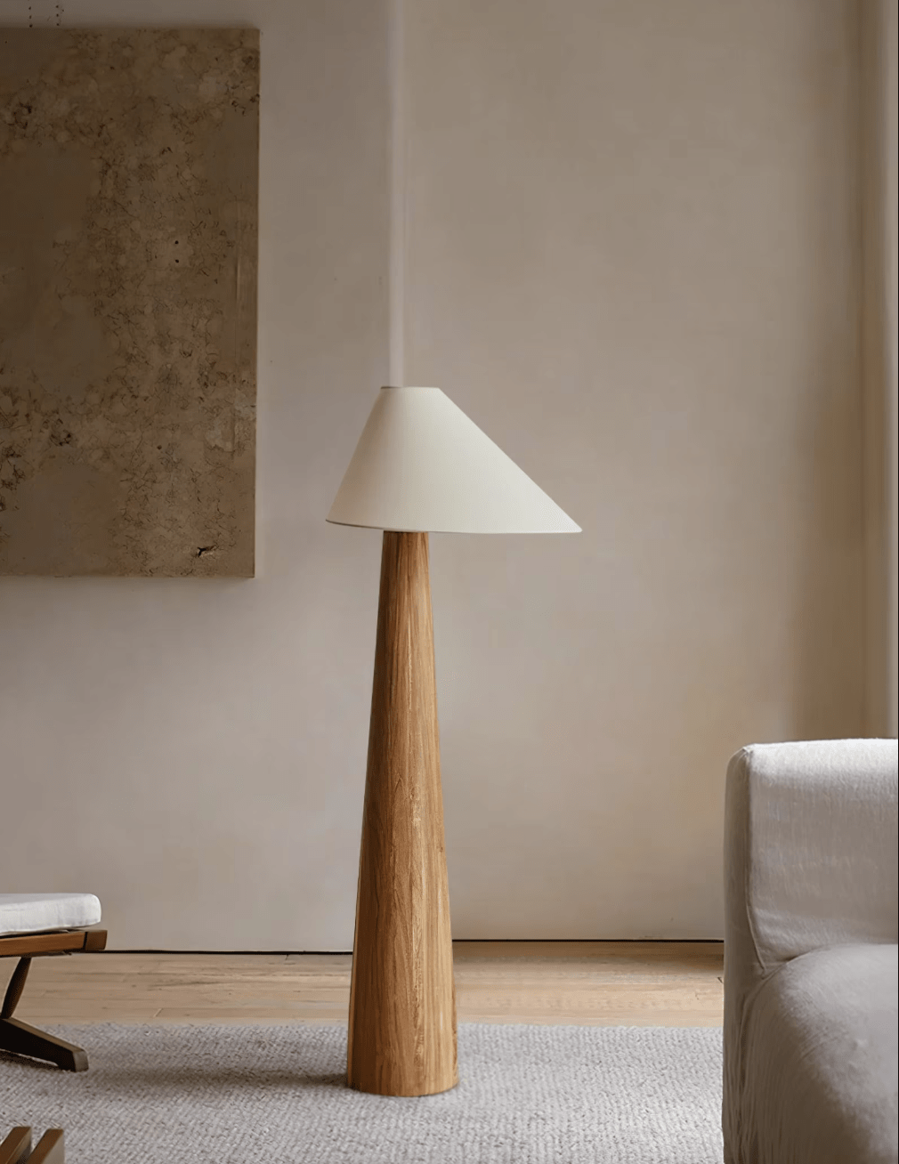 Pre-order Modern Wooden Floor Lamp - Stylish Home Decor - Tall Standing Lamp for Living Room, Bedroom, and Study ( Small-Batch Created)