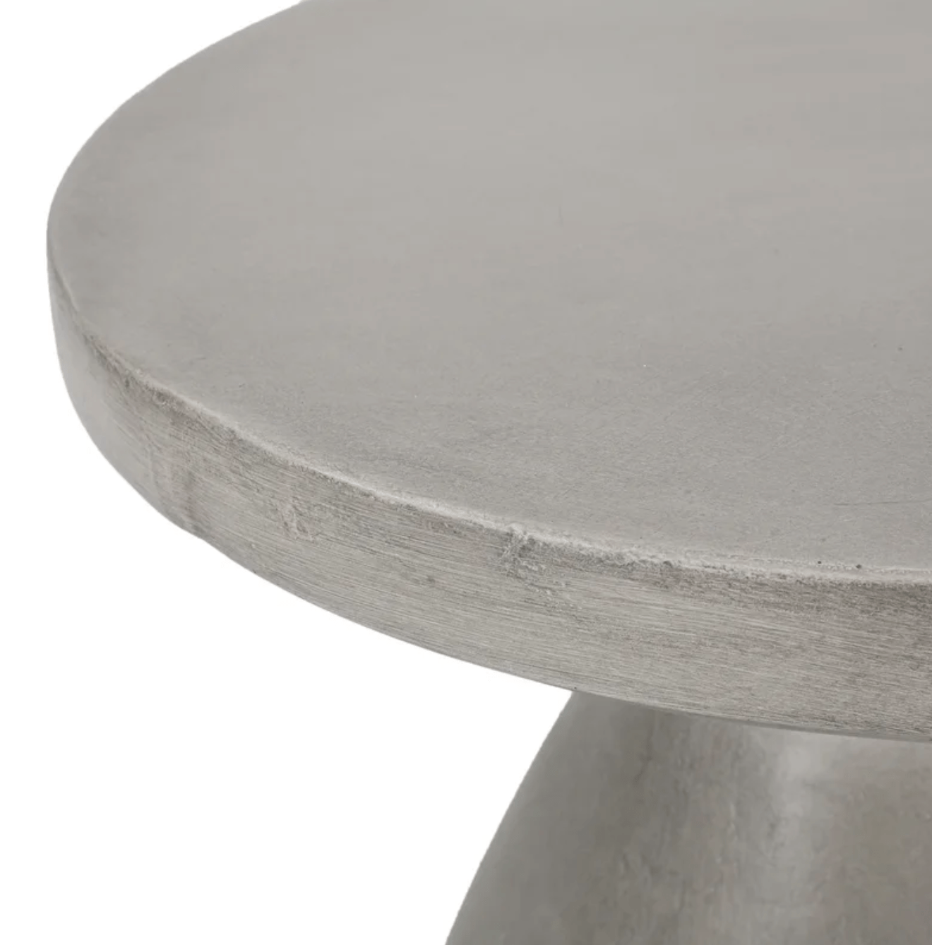 Sayle Stone/Concrete Side Table – Modern Outdoor Accent Table