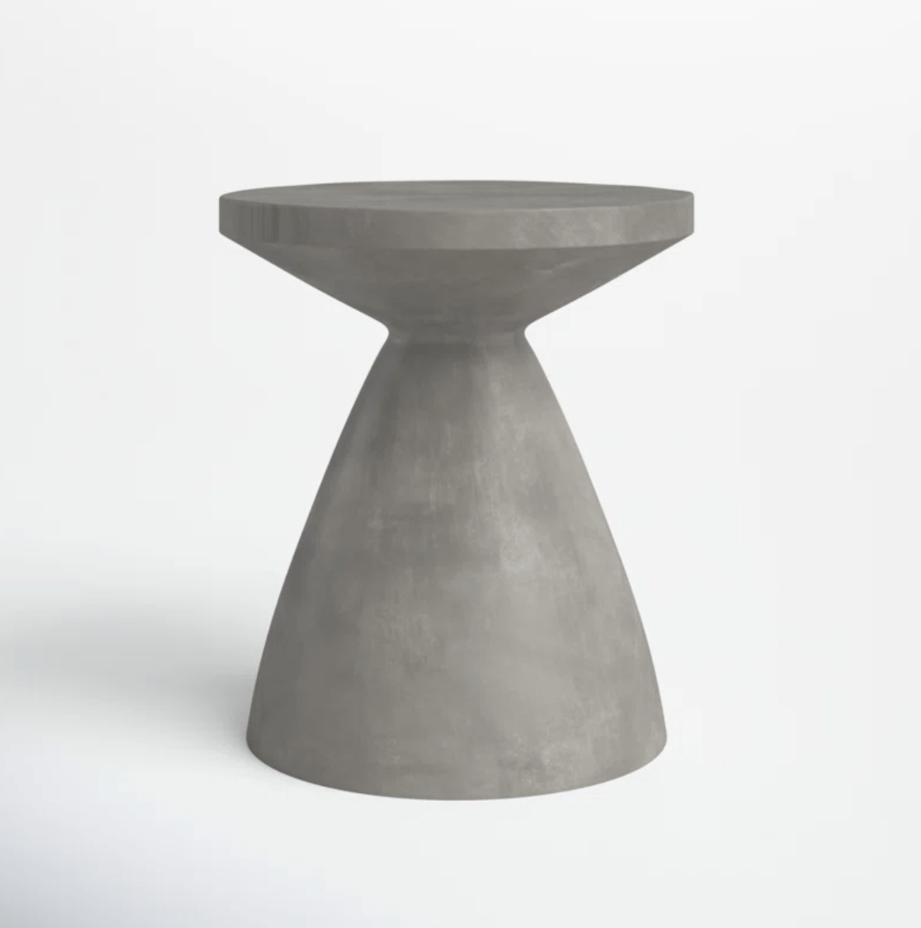 Sayle Stone/Concrete Side Table – Modern Outdoor Accent Table