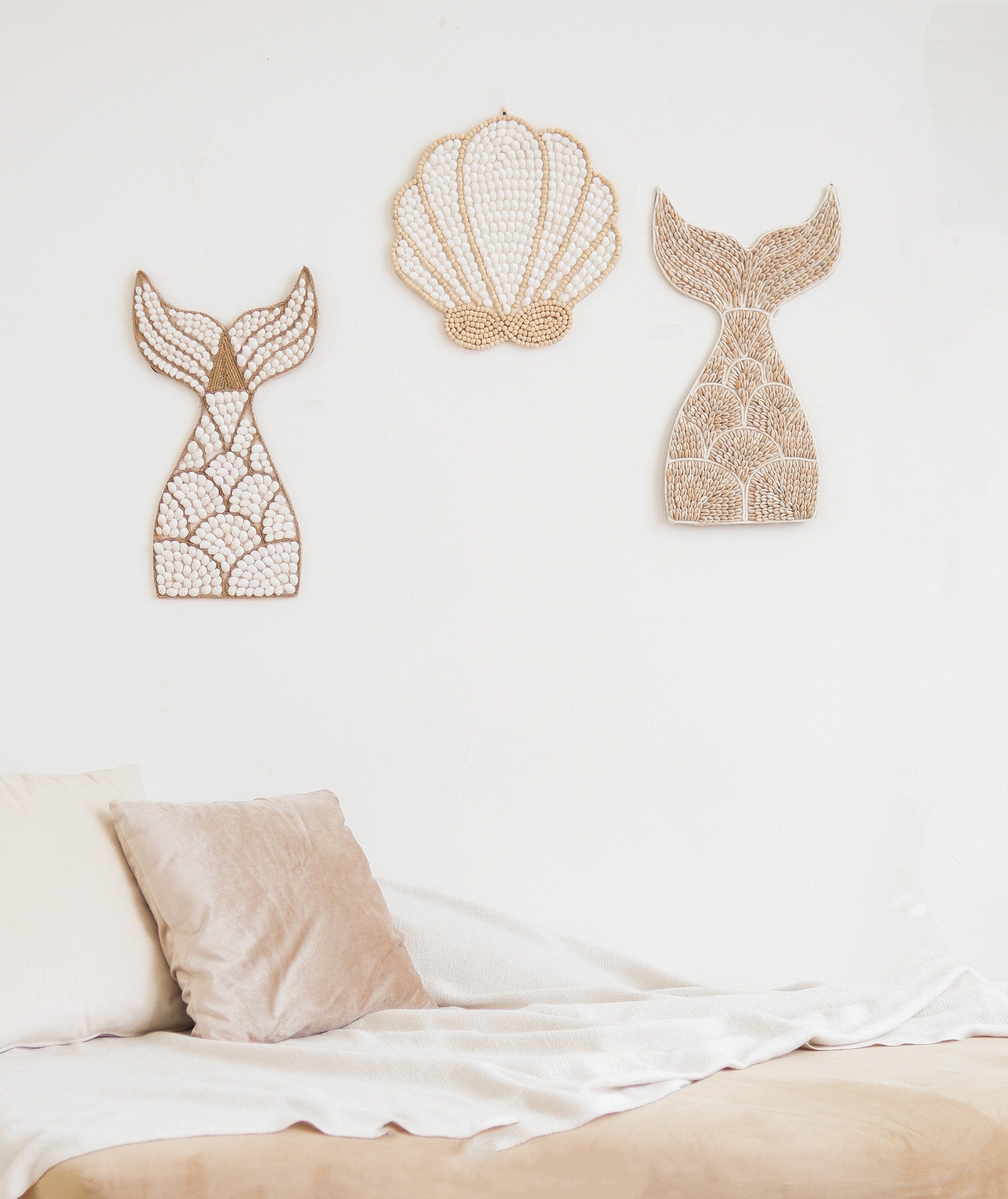 Sea Shell Wall Decor – Boho Nursery and Beach Theme Decoration