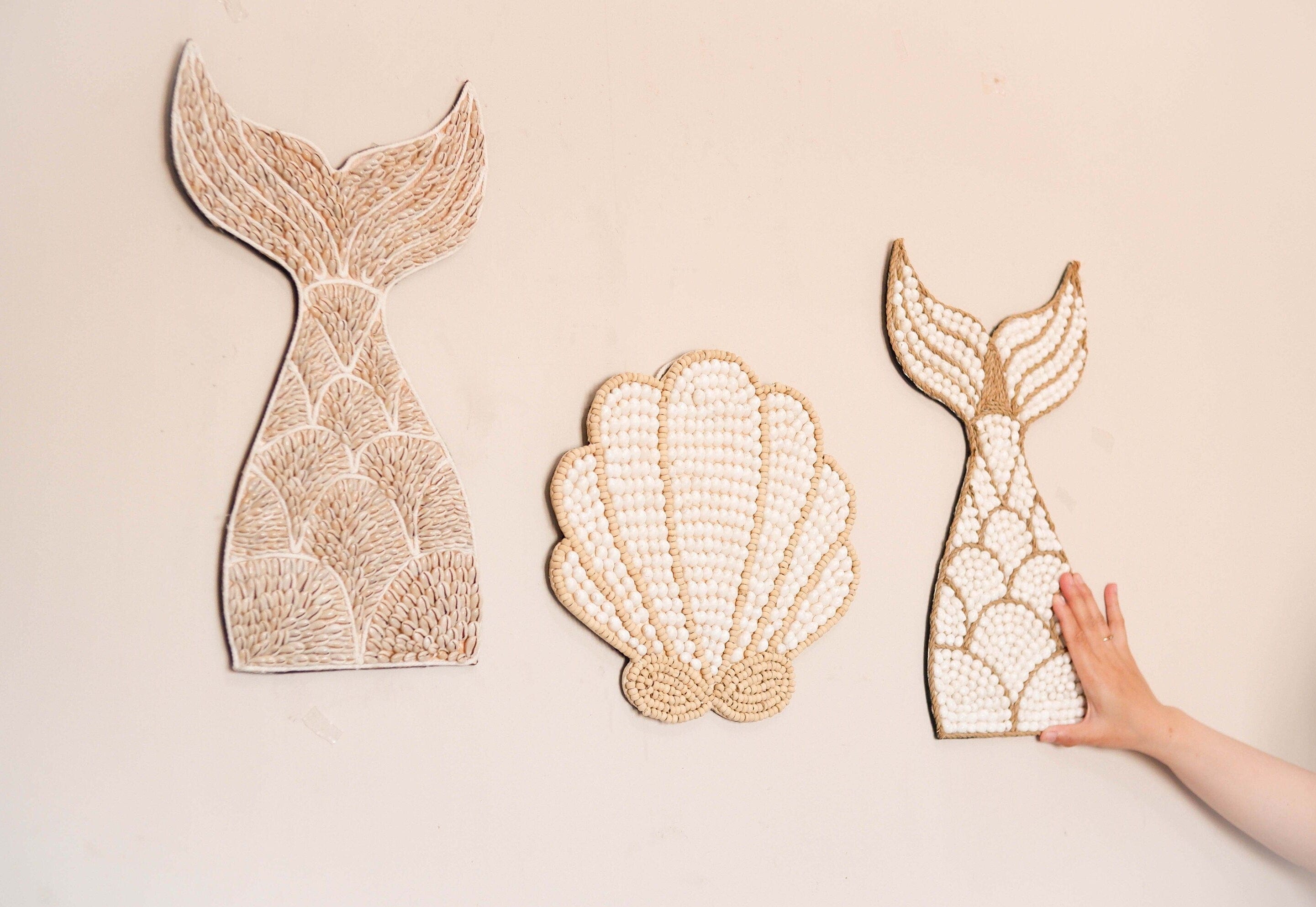 Sea Shell Wall Decor – Boho Nursery and Beach Theme Decoration