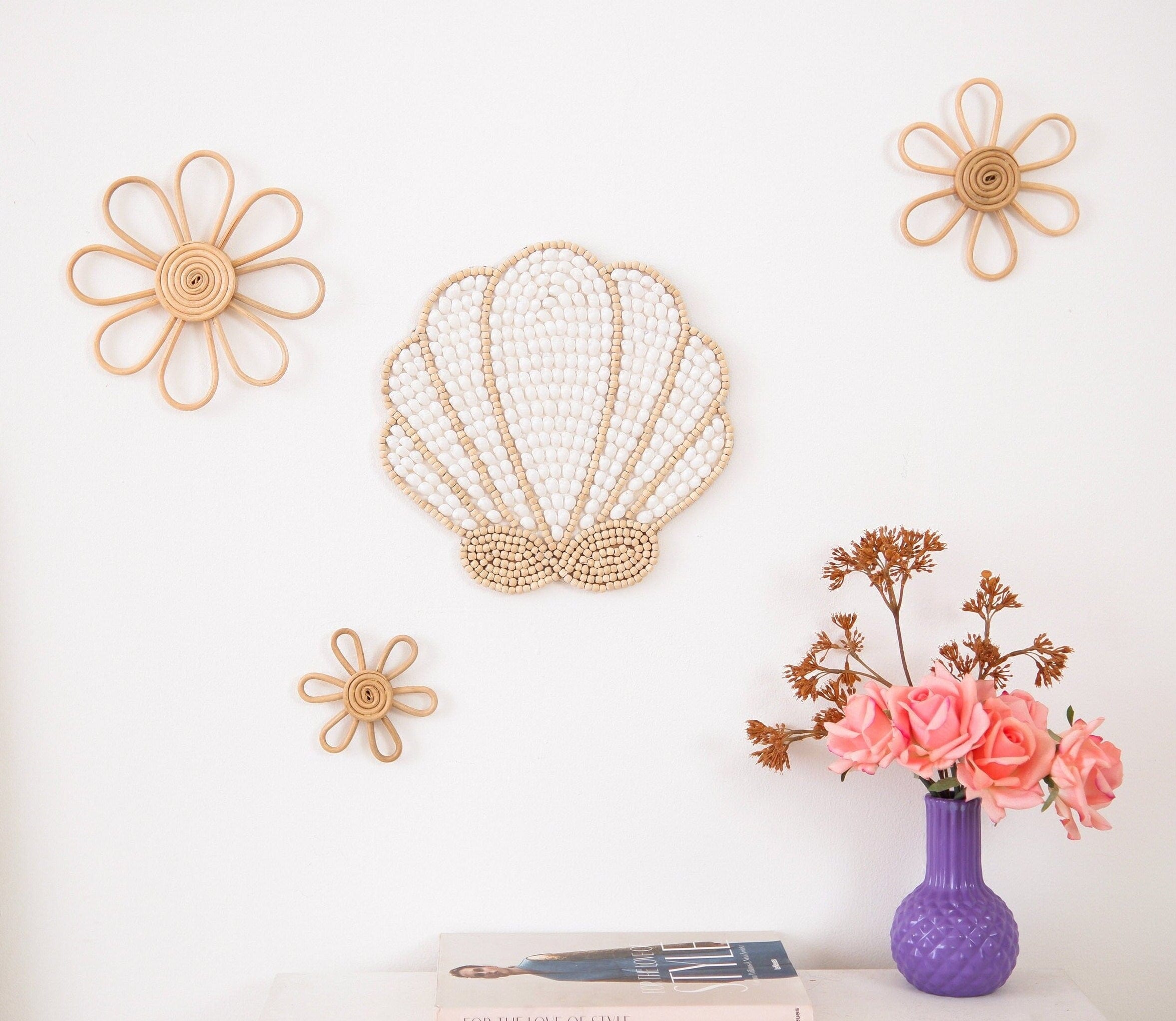 Sea Shell Wall Decor – Boho Nursery and Beach Theme Decoration