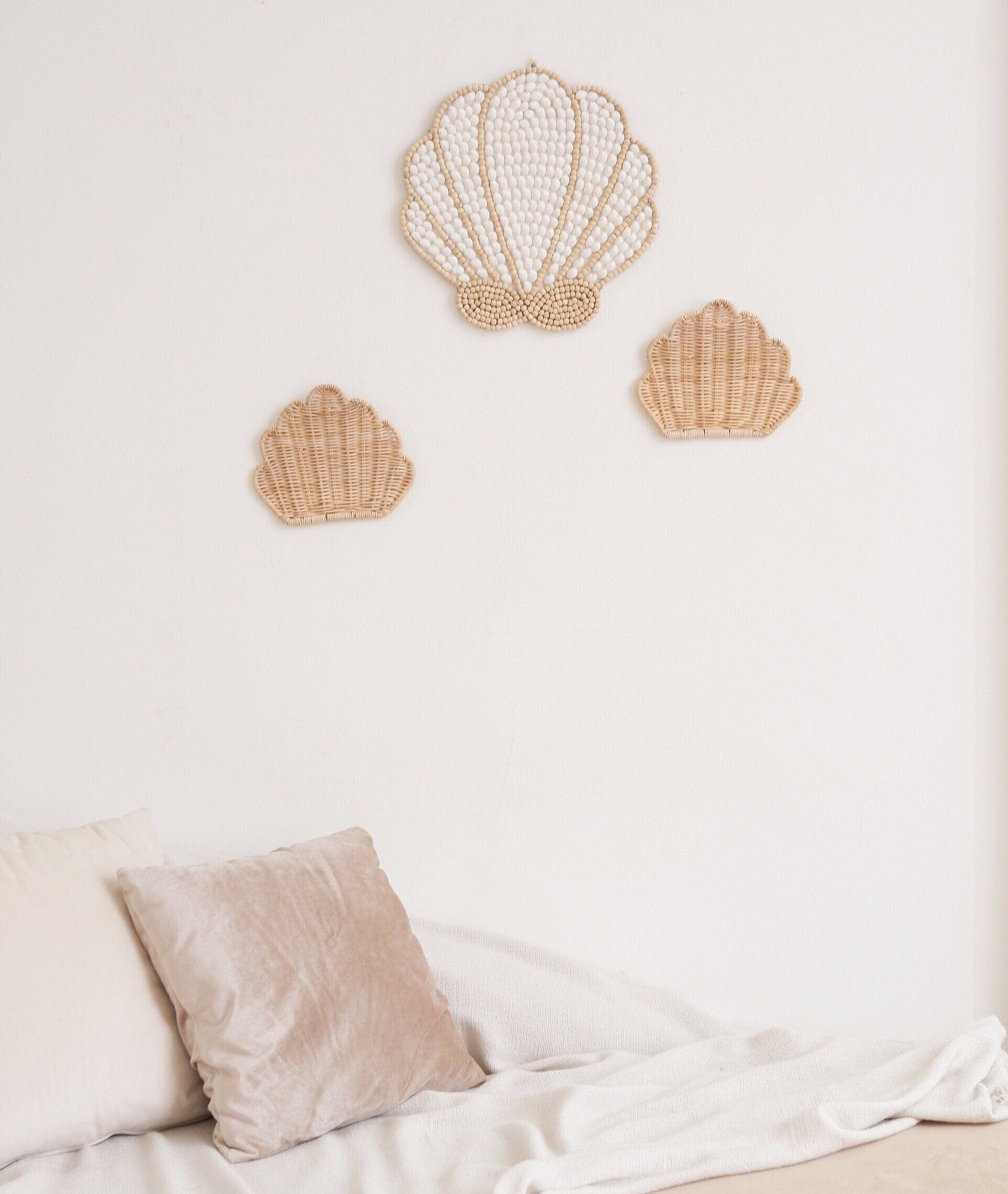 Sea Shell Wall Decor – Boho Nursery and Beach Theme Decoration