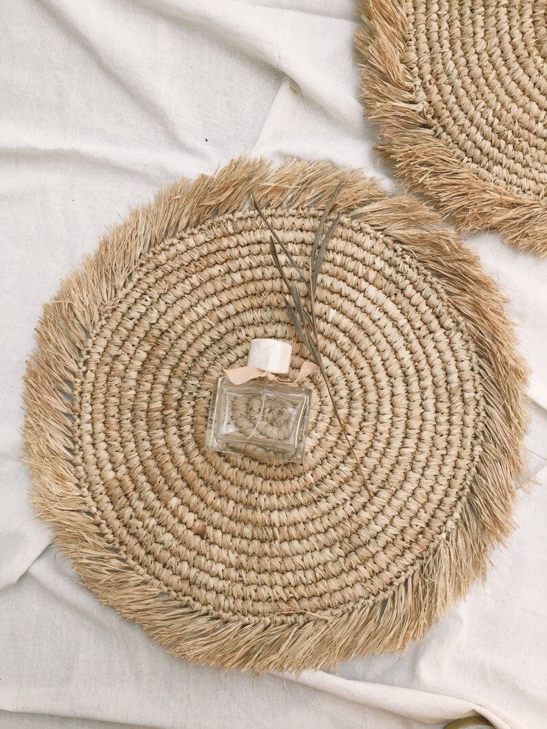 Set of 12 Boho Wall Baskets and Wall Decor – Natural Bohemian Wall Art