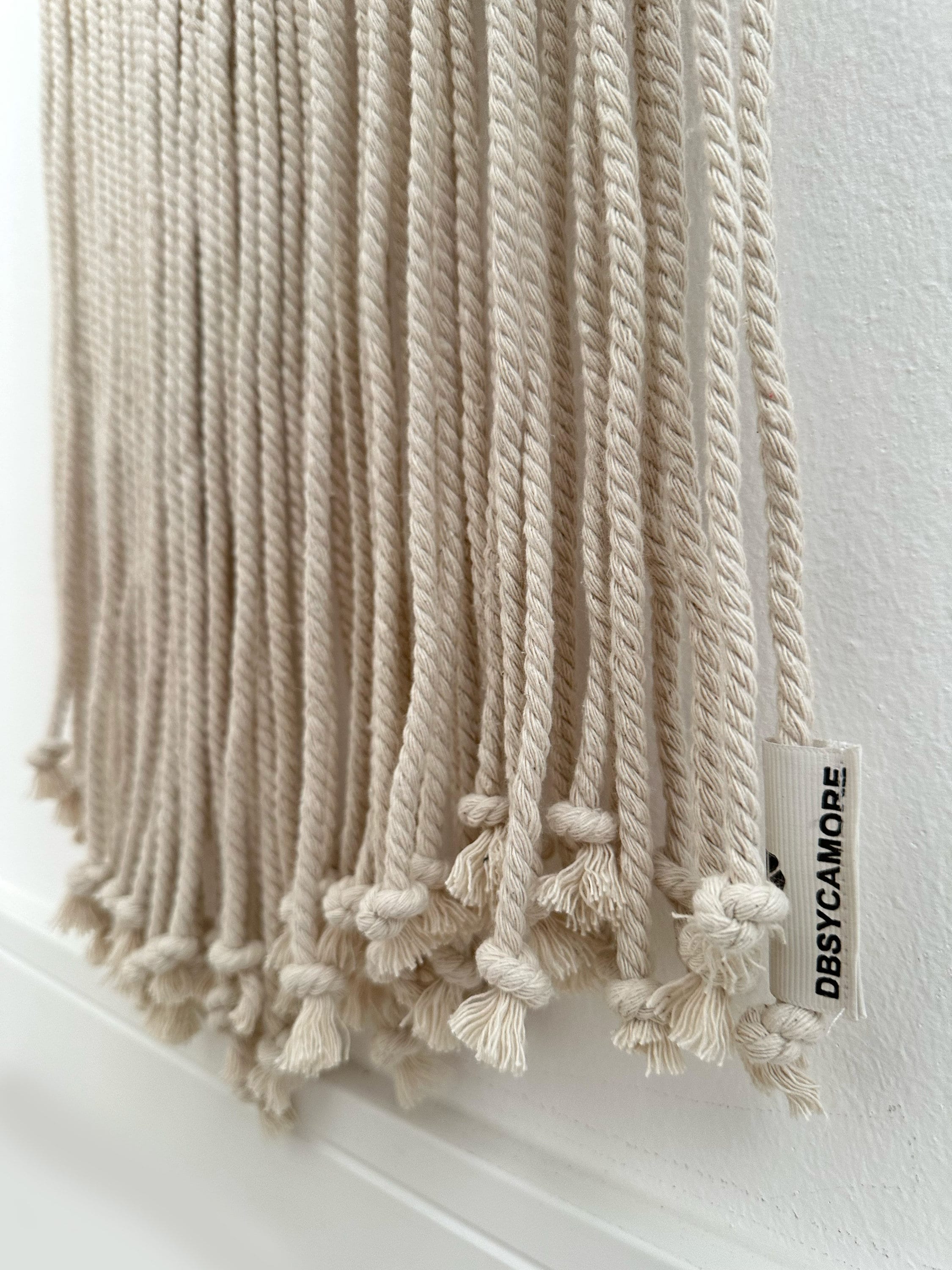 Set of 2 - 78.7 Inch Fiber Art Wall Hangings for Acoustic Decor - Handmade Sound Absorbing Panels with Cotton Fiber - Macrame Boho Wall Decor