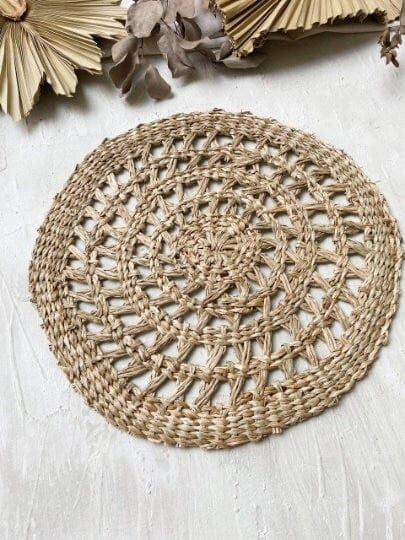 Set of 8 Handwoven Boho Wall Baskets with Fringe – Versatile Natural Decor for All Seasons