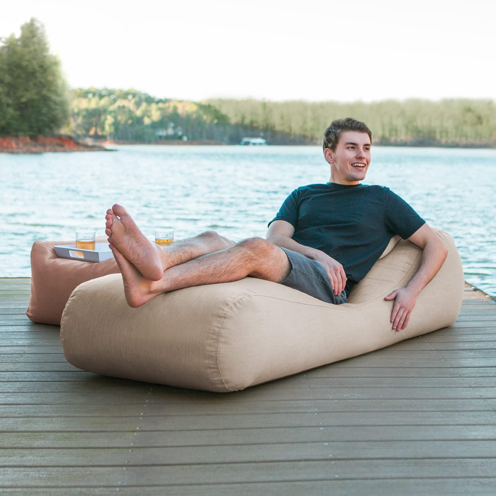 Sun Lounger with Removable Weather-Resistant Cover for Ultimate Outdoor Comfort