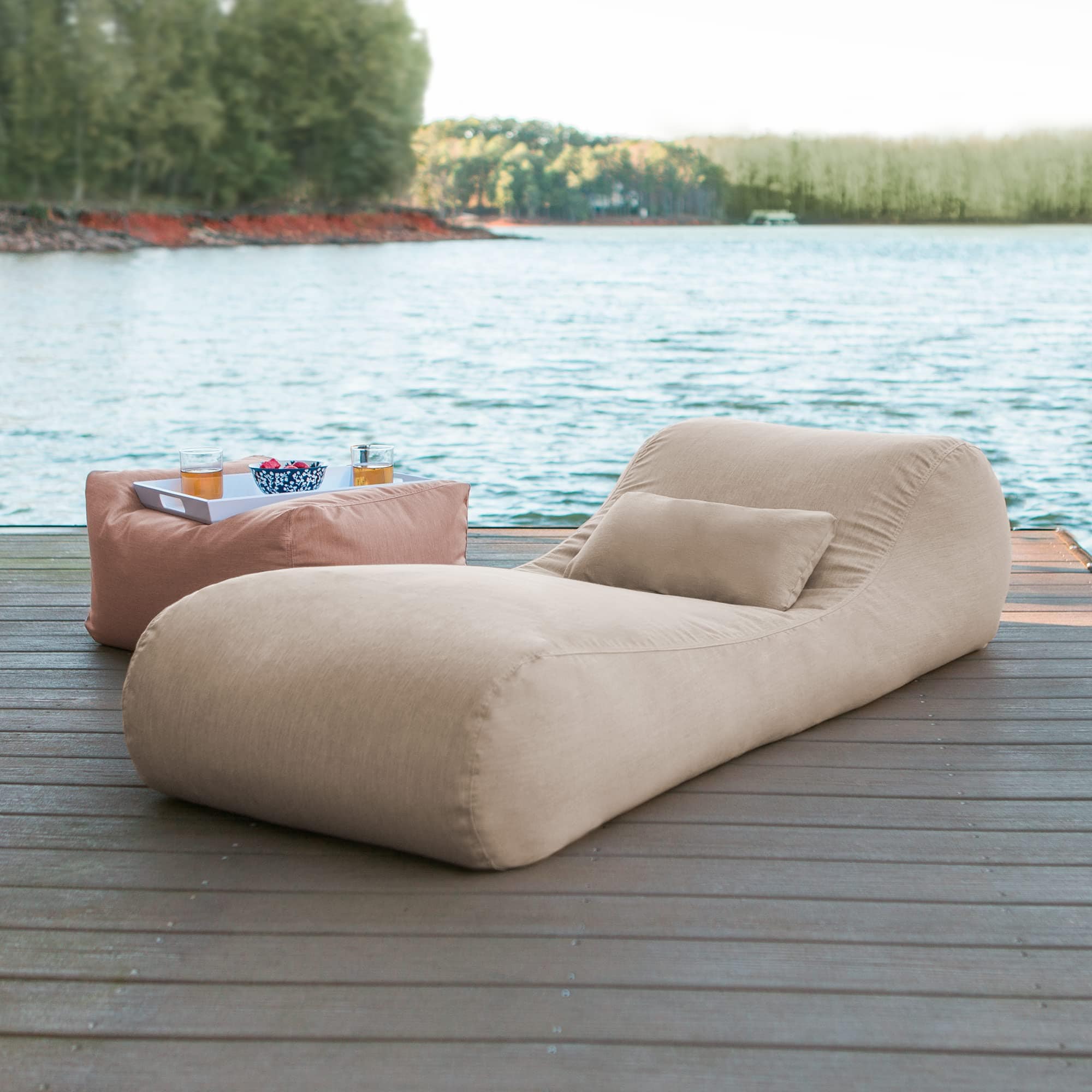 Sun Lounger with Removable Weather-Resistant Cover for Ultimate Outdoor Comfort