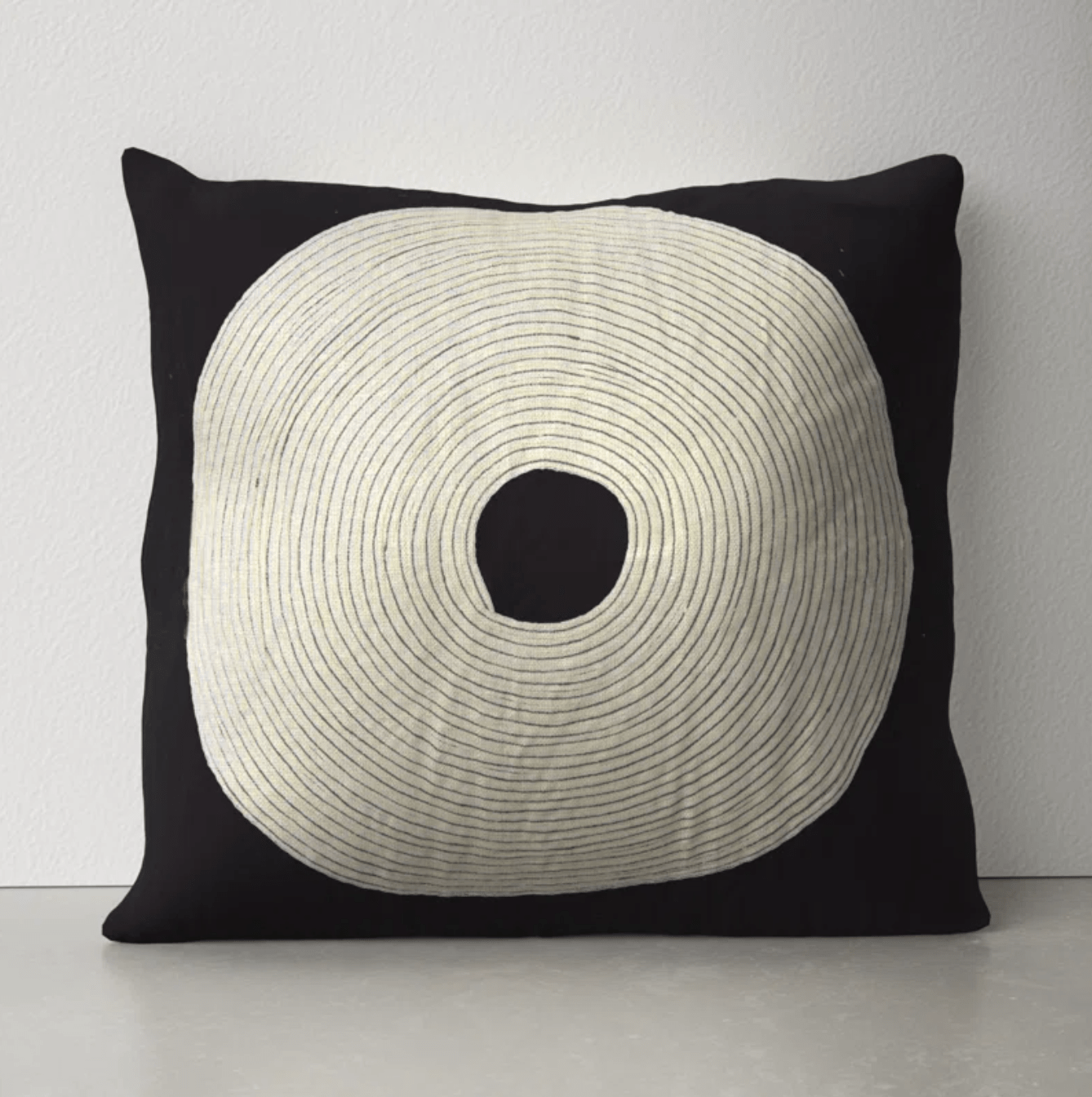 Tulum vibe Embroidered Cotton/Polyester/Rayon Throw Pillow