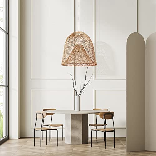 Handcrafted Rattan Pendant Light - Natural Beauty, Unique Design, Eco-Friendly Home Decor, Versatile Elegance, Quality Craftsmanship