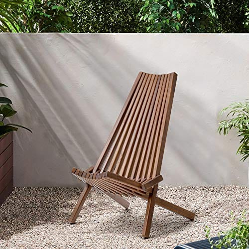 Natural Folding Chairs - Premium Ergonomic Acacia Wood Chairs for Indoor and Outdoor Use - Foldable for Easy Storage - Ideal for BBQs, Camping, and Gatherings