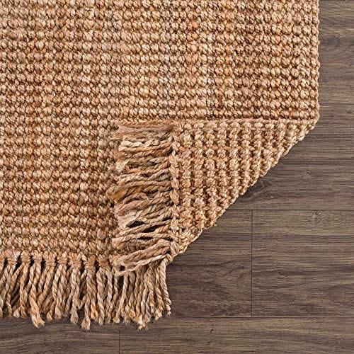 Sea Grass Jute Rug - Natural Fiber Sisal Area Rug - Rattan Wicker Look - Brown - 7'6" x 9'6"